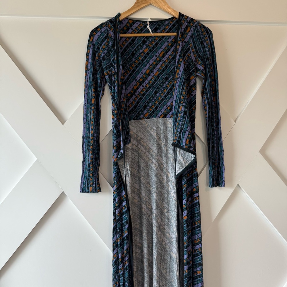 Free People Phoebe Maxi Wrap Dress Size XS - Picture 11 of 11